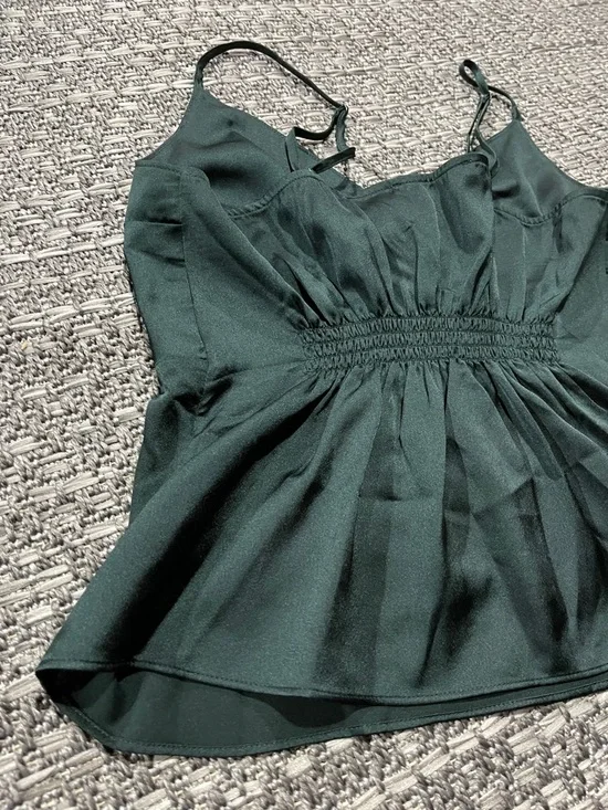 Abercrombie & Fitch | Green Fit And Flare Tank With Bow - Picture 11 of 11